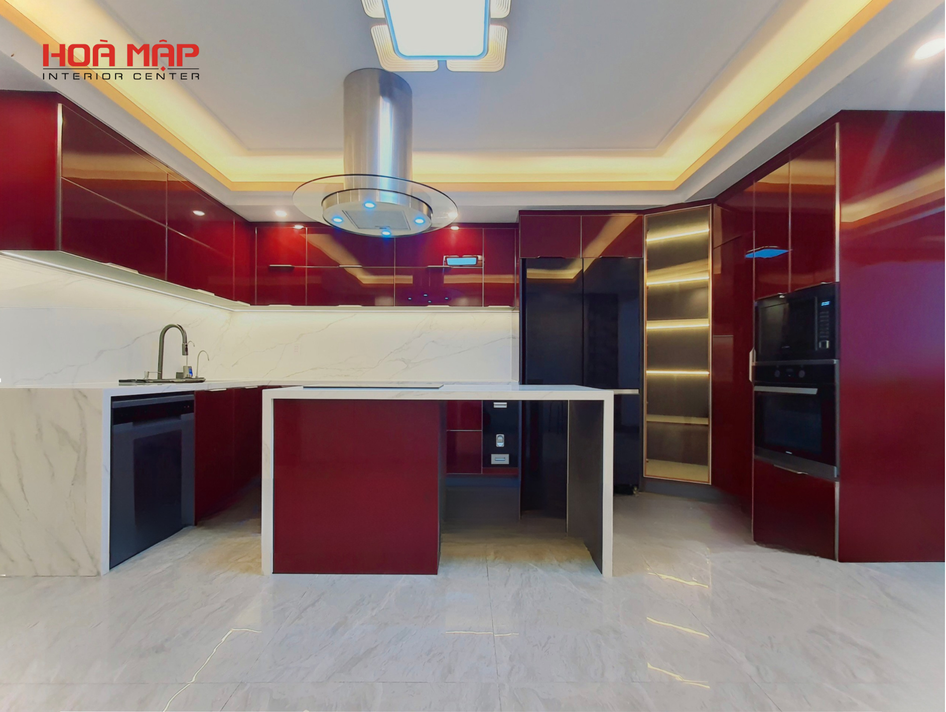 hoan thien bo tu bep inox canh kinh do ruou vang tai tan binh hcm