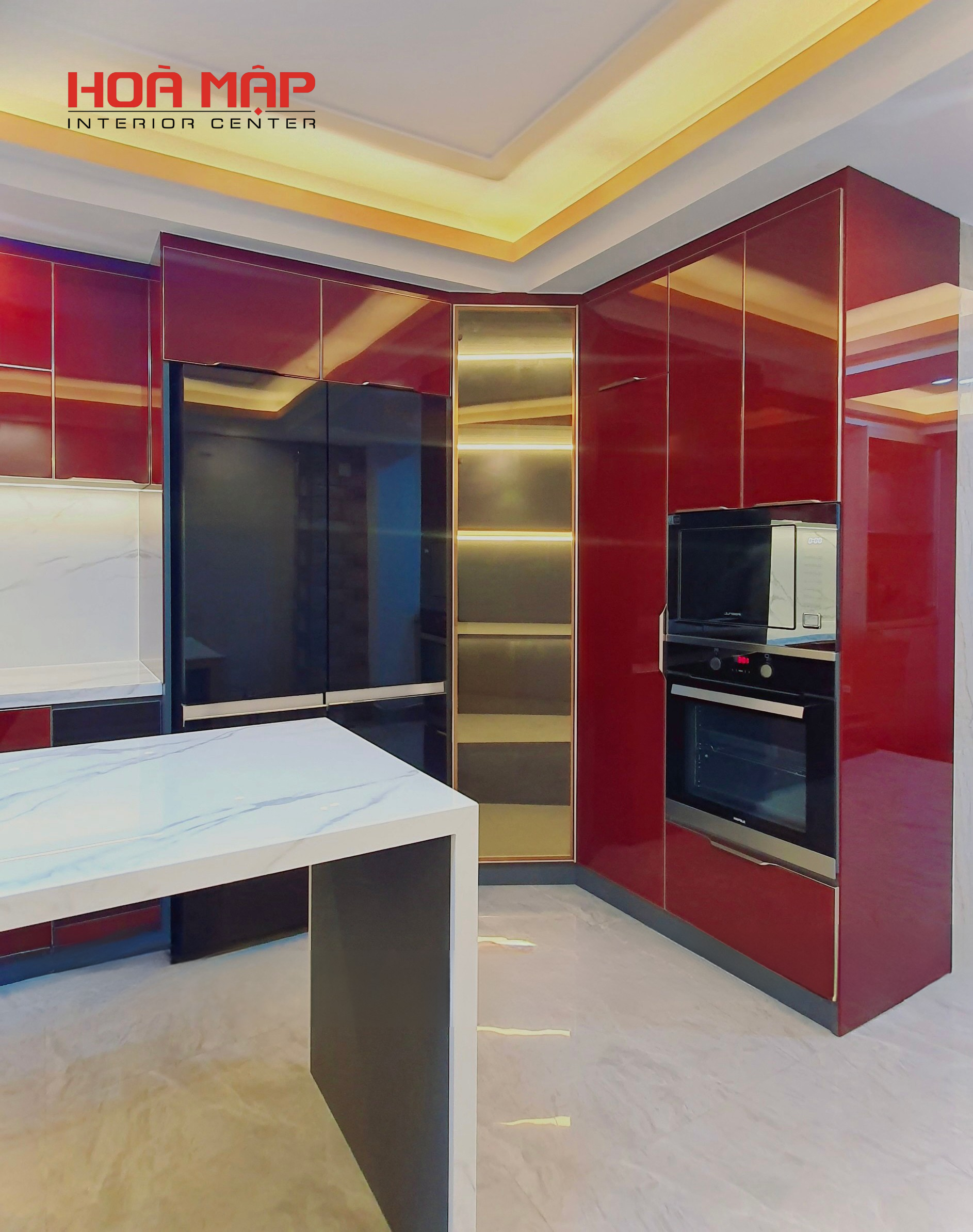 hoan thien bo tu bep inox canh kinh do ruou vang tai tan binh hcm