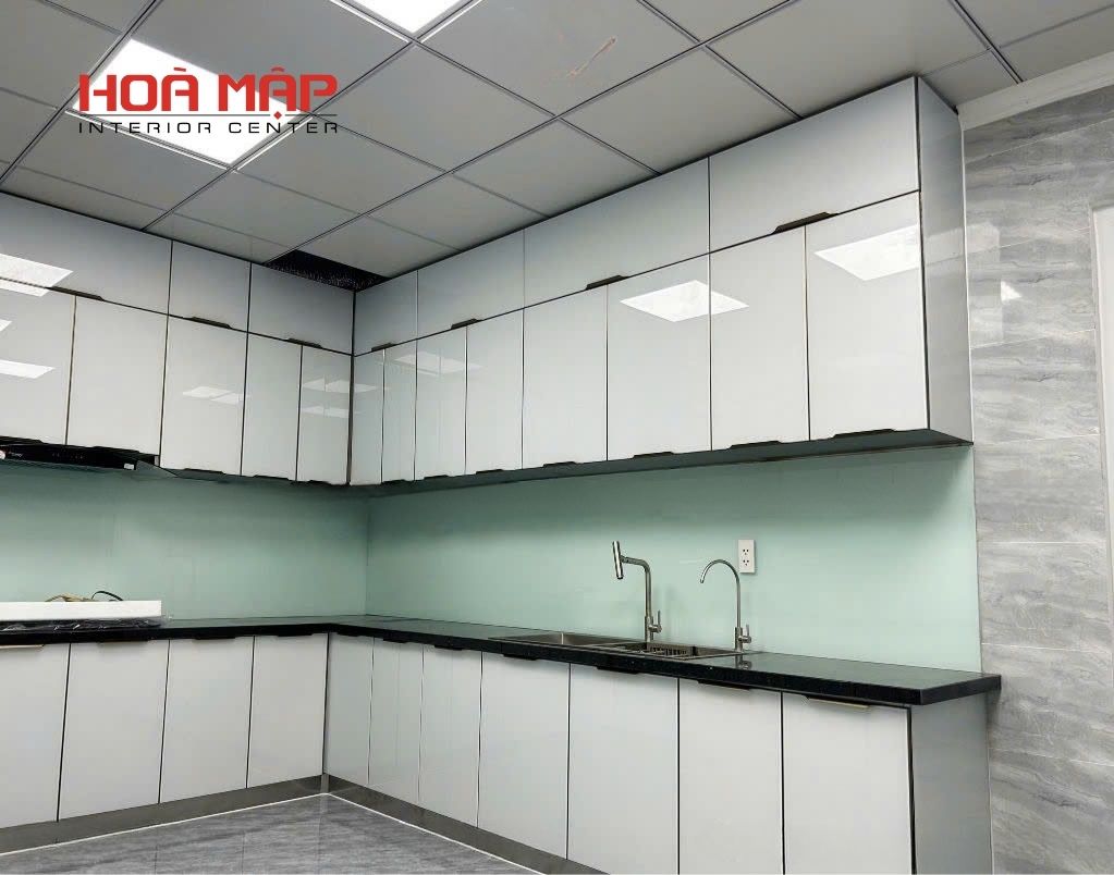 du an tu bep inox tone trang   su ket hop hoan hao cua ben bi va tinh te