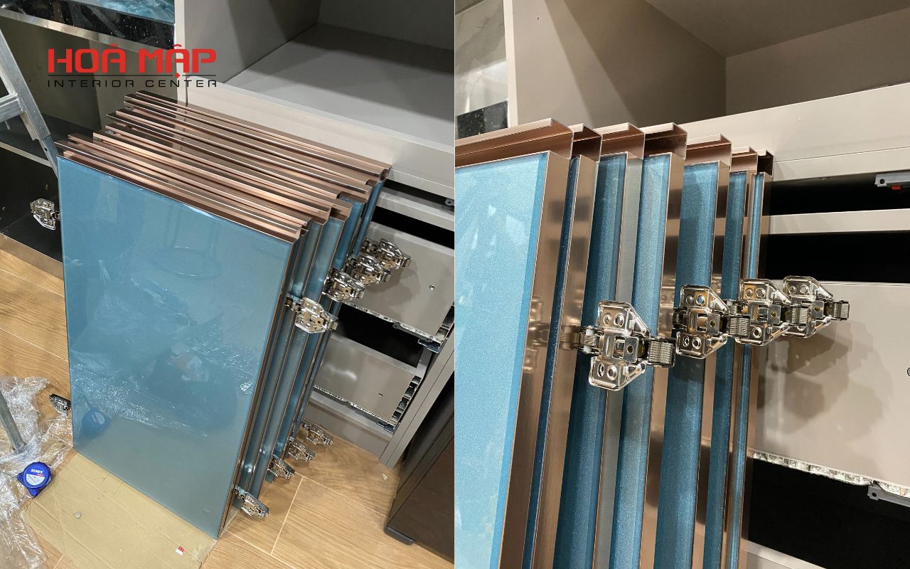 tu bep inox canh acrylic  ?? buoc tien dot pha trong thiet ke noi that